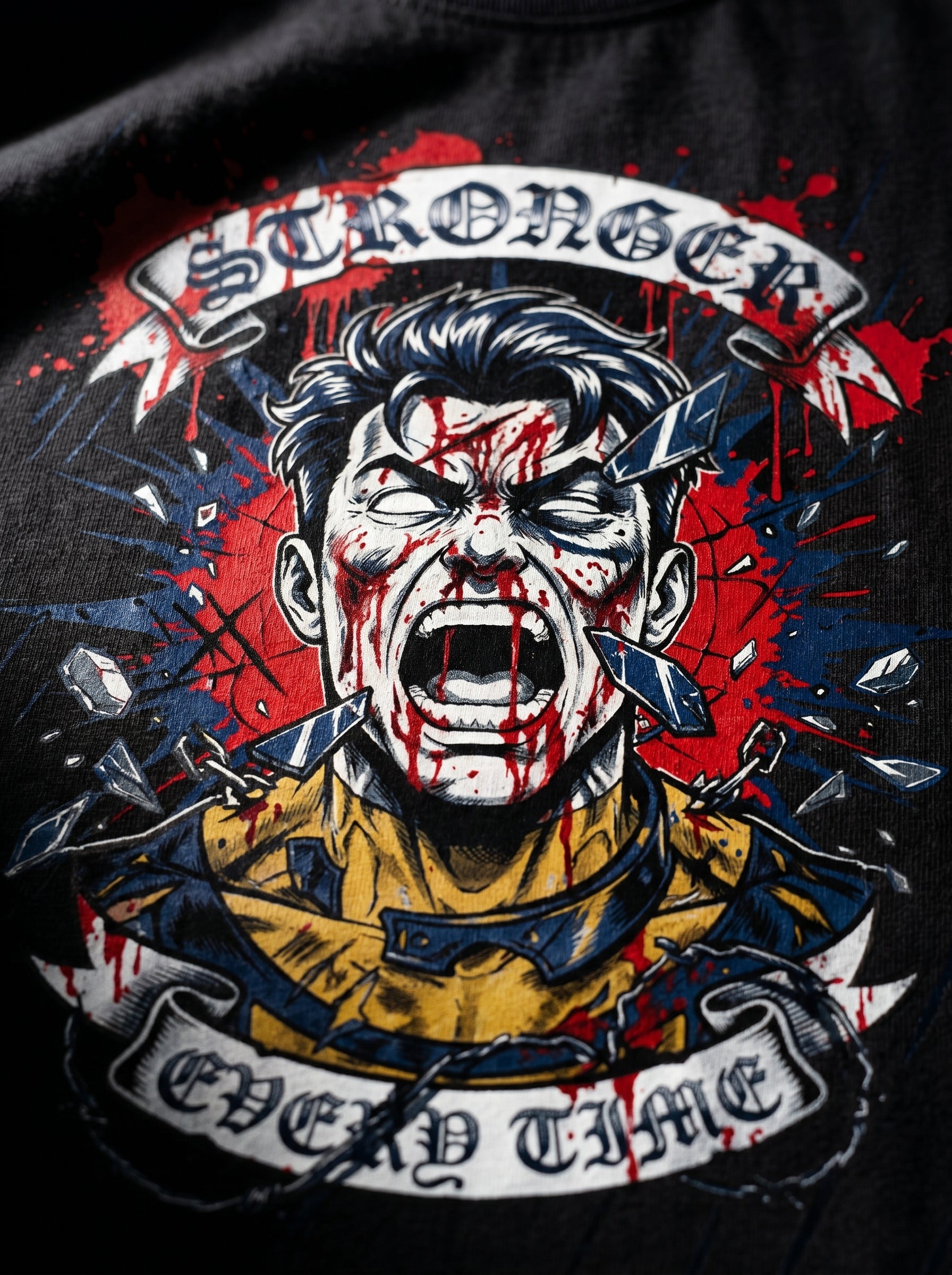 Stronger Every Time | Invincible Fan Art Oversized Graphic Tee